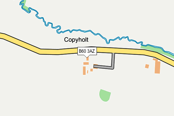 B60 3AZ map - OS OpenMap – Local (Ordnance Survey) B60 3AZ map - OS OpenMap – Local (Ordnance Survey)