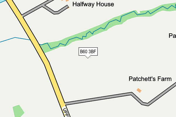 B60 3BF map - OS OpenMap – Local (Ordnance Survey) B60 3BF map - OS OpenMap – Local (Ordnance Survey)