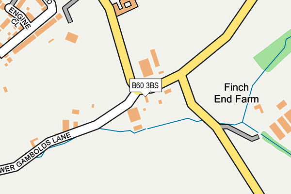 B60 3BS map - OS OpenMap – Local (Ordnance Survey) B60 3BS map - OS OpenMap – Local (Ordnance Survey)