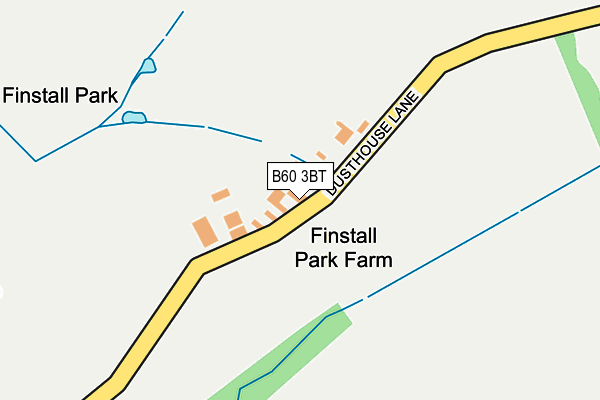 B60 3BT map - OS OpenMap – Local (Ordnance Survey) B60 3BT map - OS OpenMap – Local (Ordnance Survey)