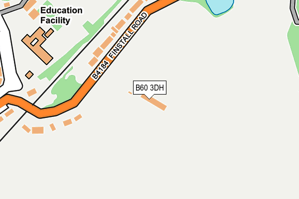 B60 3DH map - OS OpenMap – Local (Ordnance Survey) B60 3DH map - OS OpenMap – Local (Ordnance Survey)