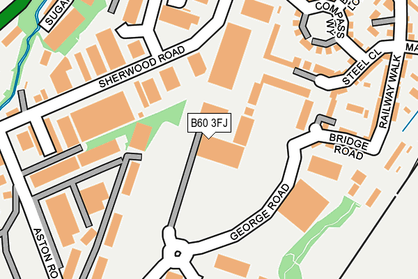 B60 3FJ map - OS OpenMap – Local (Ordnance Survey) B60 3FJ map - OS OpenMap – Local (Ordnance Survey)
