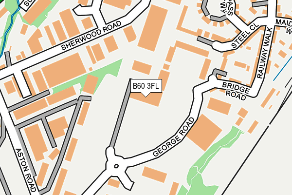 B60 3FL map - OS OpenMap – Local (Ordnance Survey) B60 3FL map - OS OpenMap – Local (Ordnance Survey)