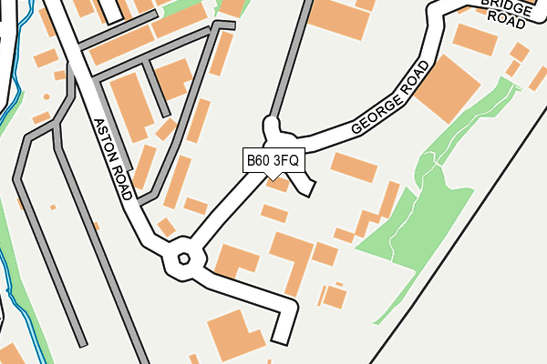 B60 3FQ map - OS OpenMap – Local (Ordnance Survey) B60 3FQ map - OS OpenMap – Local (Ordnance Survey)