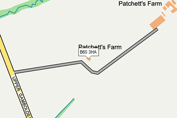 B60 3HA map - OS OpenMap – Local (Ordnance Survey) B60 3HA map - OS OpenMap – Local (Ordnance Survey)