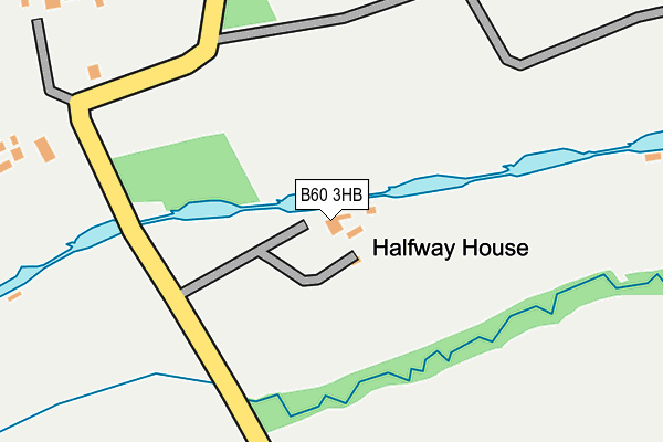 B60 3HB map - OS OpenMap – Local (Ordnance Survey) B60 3HB map - OS OpenMap – Local (Ordnance Survey)