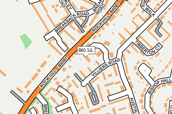 B60 3JL map - OS OpenMap – Local (Ordnance Survey) B60 3JL map - OS OpenMap – Local (Ordnance Survey)