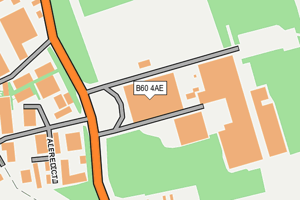 B60 4AE map - OS OpenMap – Local (Ordnance Survey) B60 4AE map - OS OpenMap – Local (Ordnance Survey)
