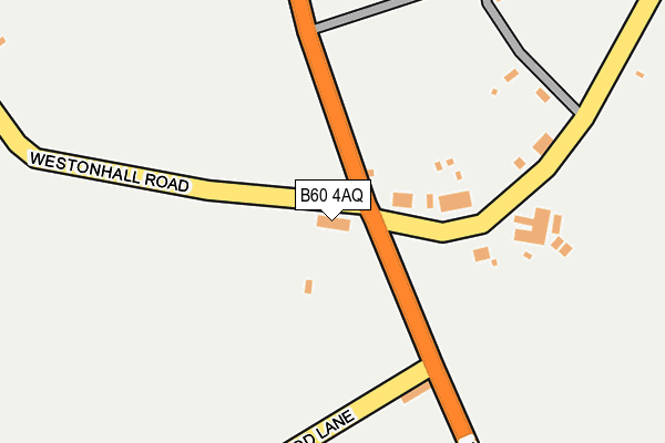 B60 4AQ map - OS OpenMap – Local (Ordnance Survey) B60 4AQ map - OS OpenMap – Local (Ordnance Survey)
