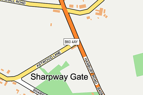 B60 4AY map - OS OpenMap – Local (Ordnance Survey) B60 4AY map - OS OpenMap – Local (Ordnance Survey)
