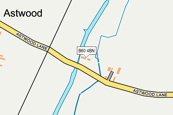 B60 4BN map - OS OpenMap – Local (Ordnance Survey) B60 4BN map - OS OpenMap – Local (Ordnance Survey)