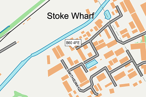 B60 4FE map - OS OpenMap – Local (Ordnance Survey) B60 4FE map - OS OpenMap – Local (Ordnance Survey)