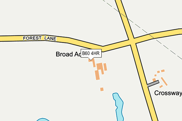 B60 4HR map - OS OpenMap – Local (Ordnance Survey) B60 4HR map - OS OpenMap – Local (Ordnance Survey)