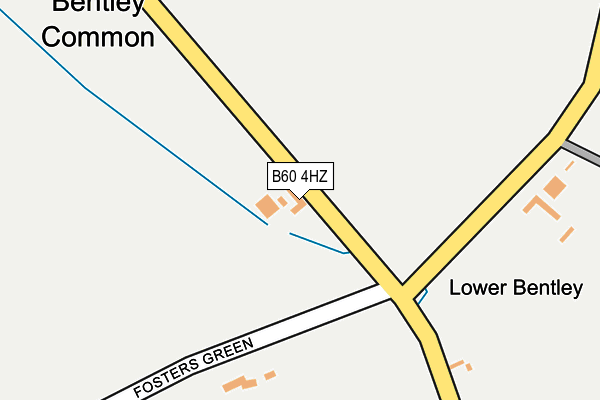 B60 4HZ map - OS OpenMap – Local (Ordnance Survey) B60 4HZ map - OS OpenMap – Local (Ordnance Survey)