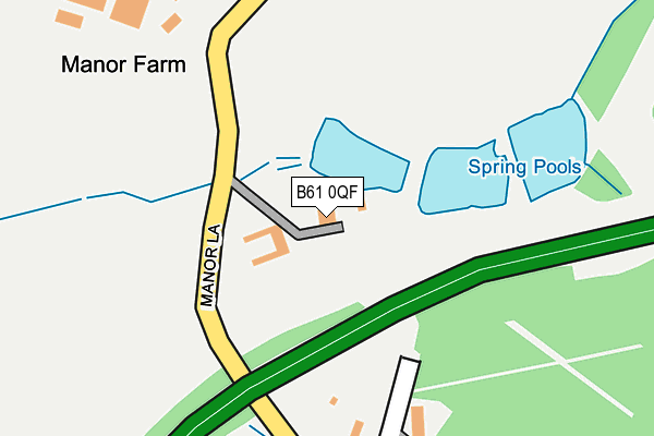 B61 0QF map - OS OpenMap – Local (Ordnance Survey) B61 0QF map - OS OpenMap – Local (Ordnance Survey)