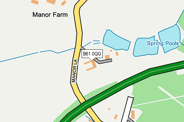 B61 0QG map - OS OpenMap – Local (Ordnance Survey) B61 0QG map - OS OpenMap – Local (Ordnance Survey)