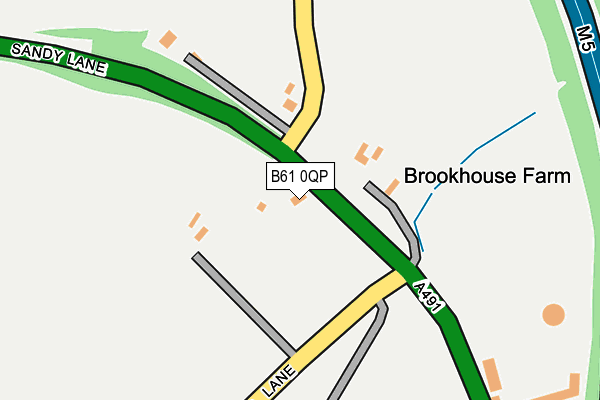 B61 0QP map - OS OpenMap – Local (Ordnance Survey) B61 0QP map - OS OpenMap – Local (Ordnance Survey)