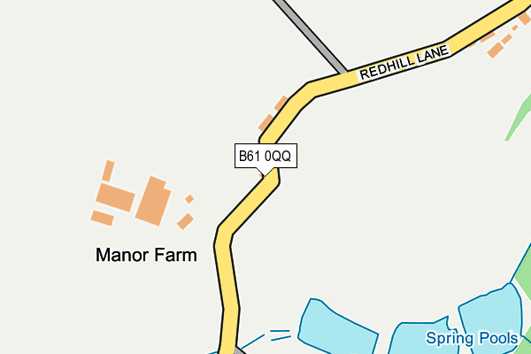 B61 0QQ map - OS OpenMap – Local (Ordnance Survey) B61 0QQ map - OS OpenMap – Local (Ordnance Survey)