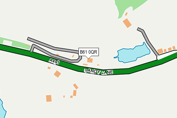B61 0QR map - OS OpenMap – Local (Ordnance Survey) B61 0QR map - OS OpenMap – Local (Ordnance Survey)