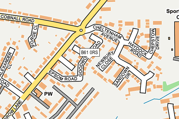 B61 0RS map - OS OpenMap – Local (Ordnance Survey) B61 0RS map - OS OpenMap – Local (Ordnance Survey)