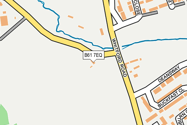 B61 7EQ map - OS OpenMap – Local (Ordnance Survey) B61 7EQ map - OS OpenMap – Local (Ordnance Survey)