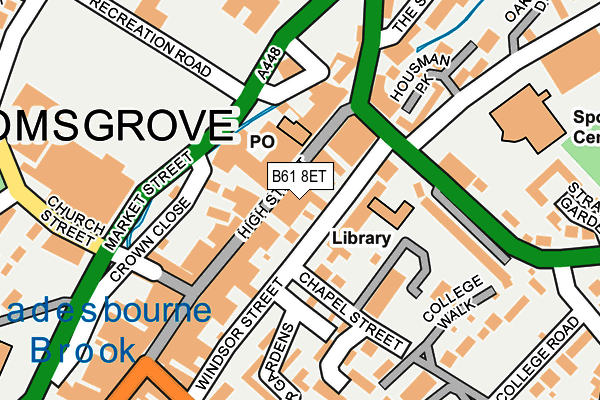 B61 8ET map - OS OpenMap – Local (Ordnance Survey) B61 8ET map - OS OpenMap – Local (Ordnance Survey)