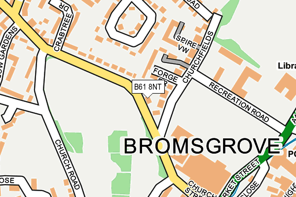 B61 8NT map - OS OpenMap – Local (Ordnance Survey) B61 8NT map - OS OpenMap – Local (Ordnance Survey)