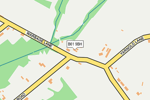 B61 9BH map - OS OpenMap – Local (Ordnance Survey) B61 9BH map - OS OpenMap – Local (Ordnance Survey)