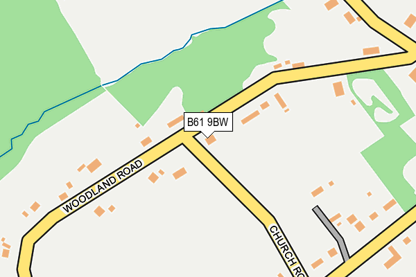 B61 9BW map - OS OpenMap – Local (Ordnance Survey) B61 9BW map - OS OpenMap – Local (Ordnance Survey)