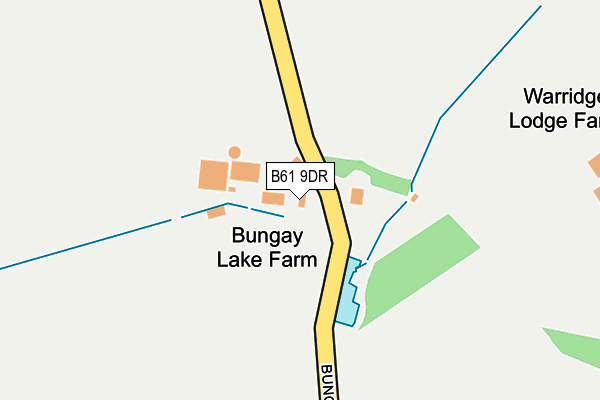 B61 9DR map - OS OpenMap – Local (Ordnance Survey) B61 9DR map - OS OpenMap – Local (Ordnance Survey)