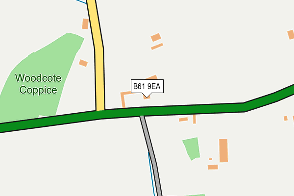 B61 9EA map - OS OpenMap – Local (Ordnance Survey) B61 9EA map - OS OpenMap – Local (Ordnance Survey)