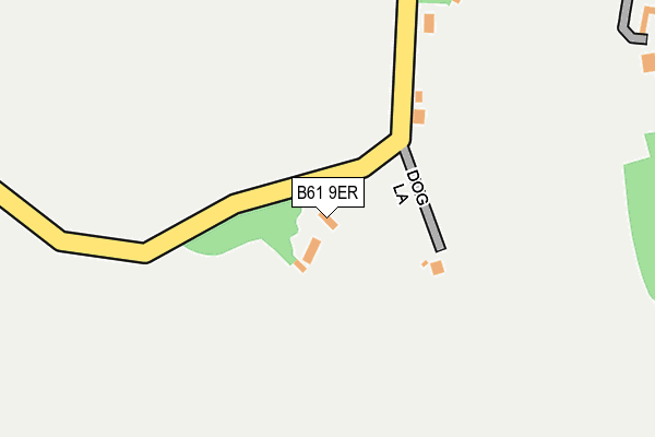 B61 9ER map - OS OpenMap – Local (Ordnance Survey) B61 9ER map - OS OpenMap – Local (Ordnance Survey)