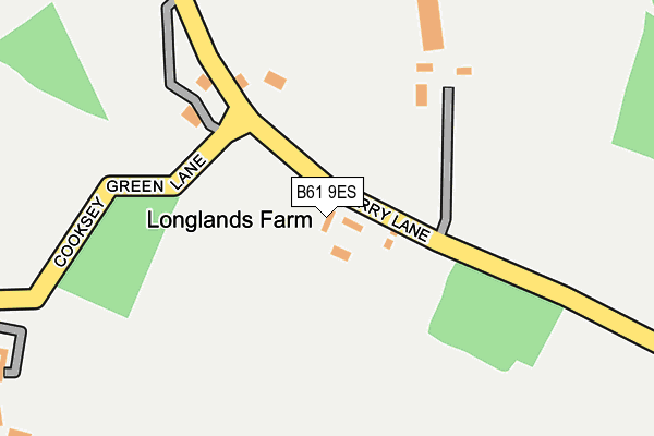 B61 9ES map - OS OpenMap – Local (Ordnance Survey) B61 9ES map - OS OpenMap – Local (Ordnance Survey)