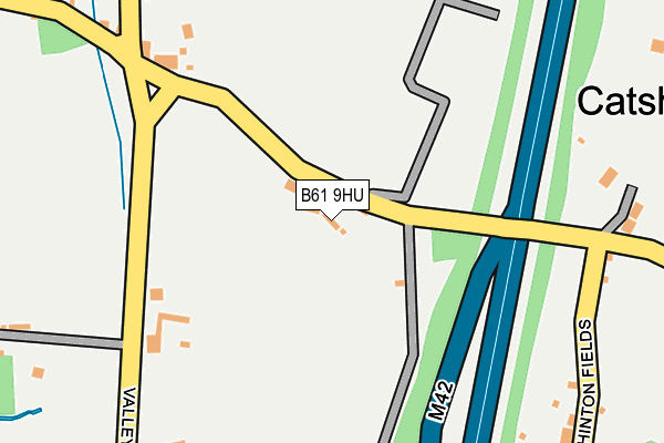 B61 9HU map - OS OpenMap – Local (Ordnance Survey) B61 9HU map - OS OpenMap – Local (Ordnance Survey)