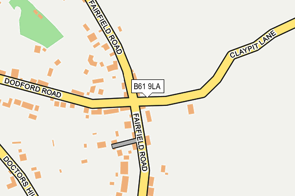 B61 9LA map - OS OpenMap – Local (Ordnance Survey) B61 9LA map - OS OpenMap – Local (Ordnance Survey)