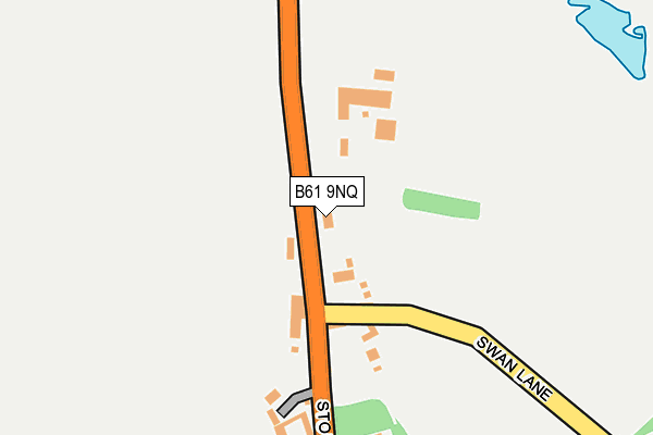 B61 9NQ map - OS OpenMap – Local (Ordnance Survey) B61 9NQ map - OS OpenMap – Local (Ordnance Survey)