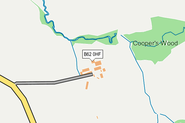 B62 0HF map - OS OpenMap – Local (Ordnance Survey) B62 0HF map - OS OpenMap – Local (Ordnance Survey)