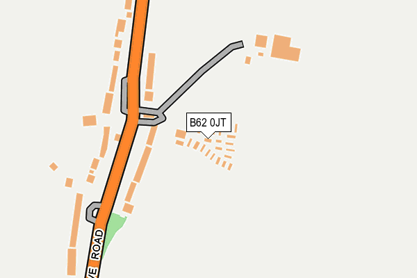 B62 0JT map - OS OpenMap – Local (Ordnance Survey) B62 0JT map - OS OpenMap – Local (Ordnance Survey)