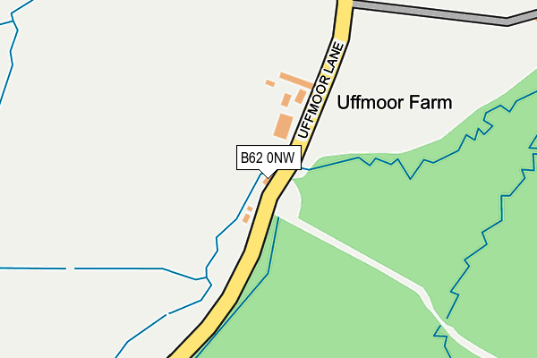 B62 0NW map - OS OpenMap – Local (Ordnance Survey) B62 0NW map - OS OpenMap – Local (Ordnance Survey)