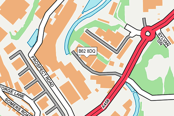 B62 8DQ map - OS OpenMap – Local (Ordnance Survey) B62 8DQ map - OS OpenMap – Local (Ordnance Survey)