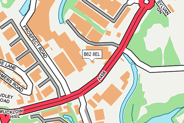 B62 8EL map - OS OpenMap – Local (Ordnance Survey) B62 8EL map - OS OpenMap – Local (Ordnance Survey)