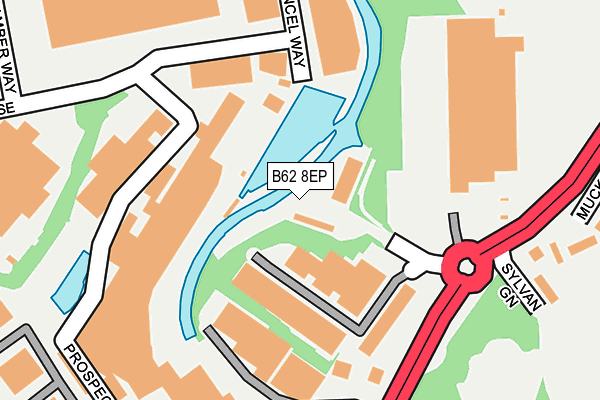 B62 8EP map - OS OpenMap – Local (Ordnance Survey) B62 8EP map - OS OpenMap – Local (Ordnance Survey)
