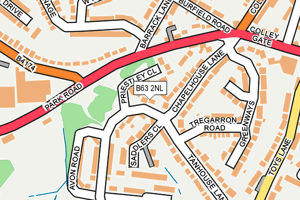 B63 2NL map - OS OpenMap – Local (Ordnance Survey) B63 2NL map - OS OpenMap – Local (Ordnance Survey)