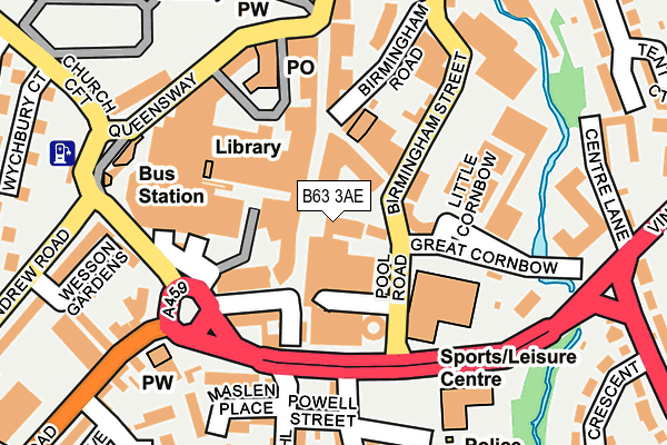 B63 3AE map - OS OpenMap – Local (Ordnance Survey) B63 3AE map - OS OpenMap – Local (Ordnance Survey)