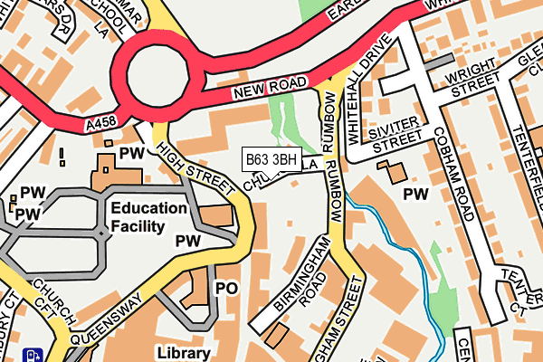 B63 3BH map - OS OpenMap – Local (Ordnance Survey) B63 3BH map - OS OpenMap – Local (Ordnance Survey)