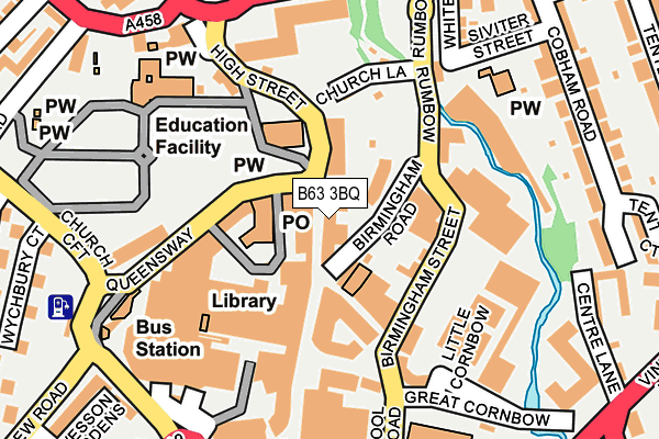 B63 3BQ map - OS OpenMap – Local (Ordnance Survey) B63 3BQ map - OS OpenMap – Local (Ordnance Survey)