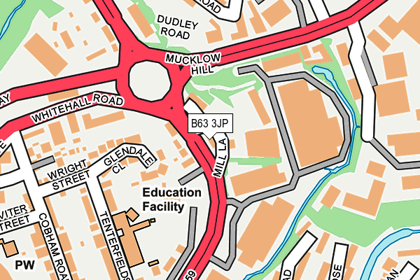 B63 3JP map - OS OpenMap – Local (Ordnance Survey) B63 3JP map - OS OpenMap – Local (Ordnance Survey)