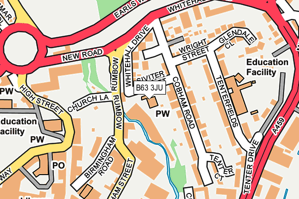 B63 3JU map - OS OpenMap – Local (Ordnance Survey) B63 3JU map - OS OpenMap – Local (Ordnance Survey)