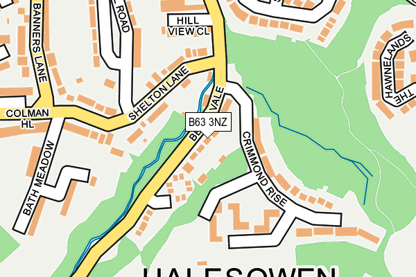 B63 3NZ map - OS OpenMap – Local (Ordnance Survey) B63 3NZ map - OS OpenMap – Local (Ordnance Survey)