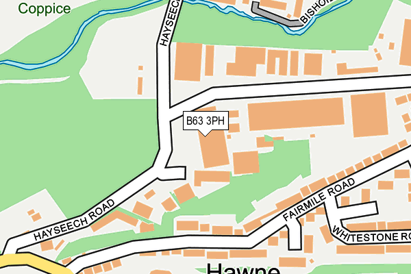 B63 3PH map - OS OpenMap – Local (Ordnance Survey) B63 3PH map - OS OpenMap – Local (Ordnance Survey)